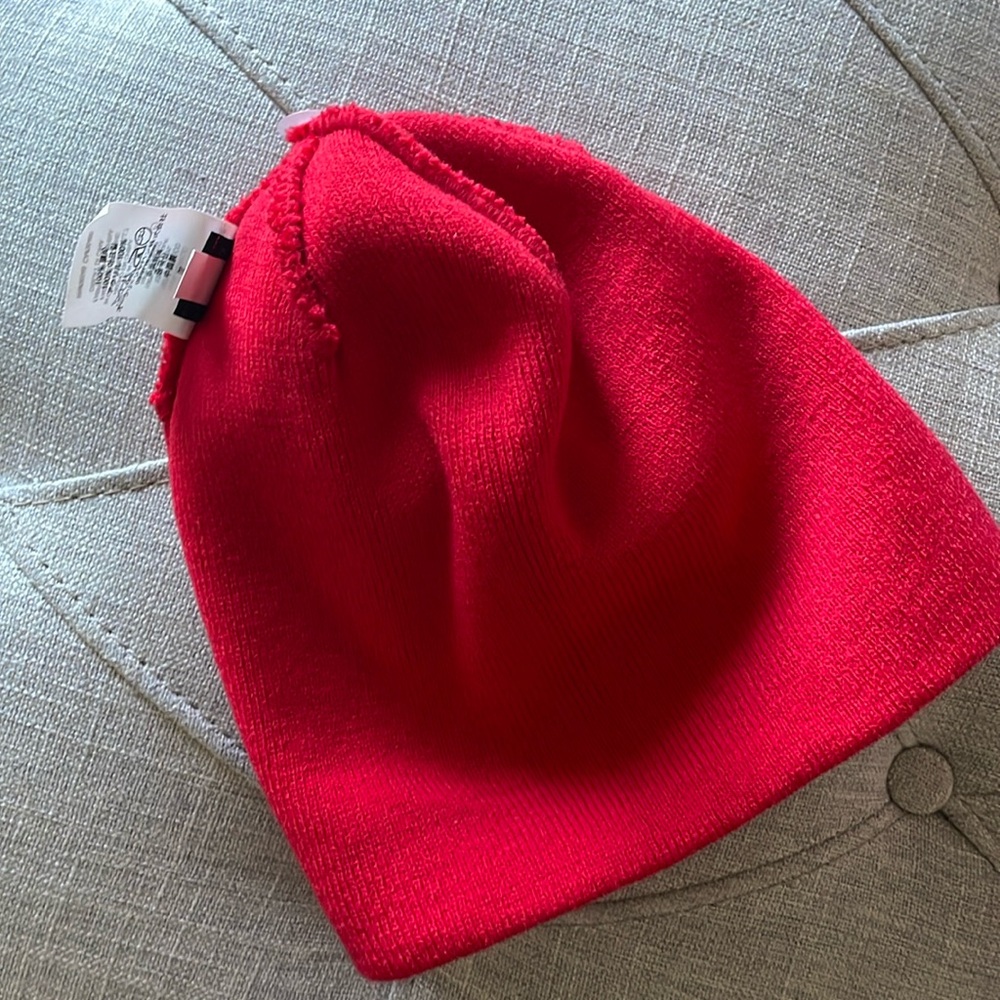 Oakley red knitted beanie with large logo - Picture 4 of 4
